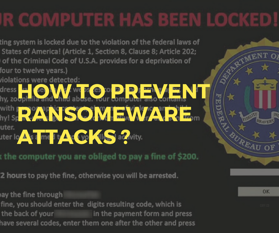 How To Prevent Ransomeware Attack